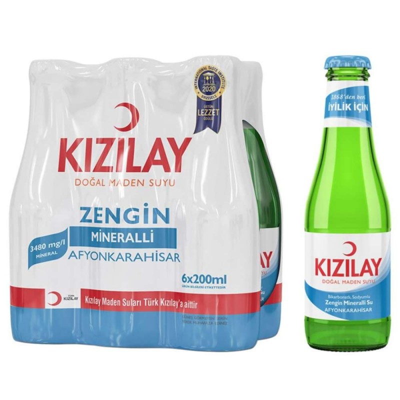 Sade Maden Suyu 6x200 Ml. Afyon